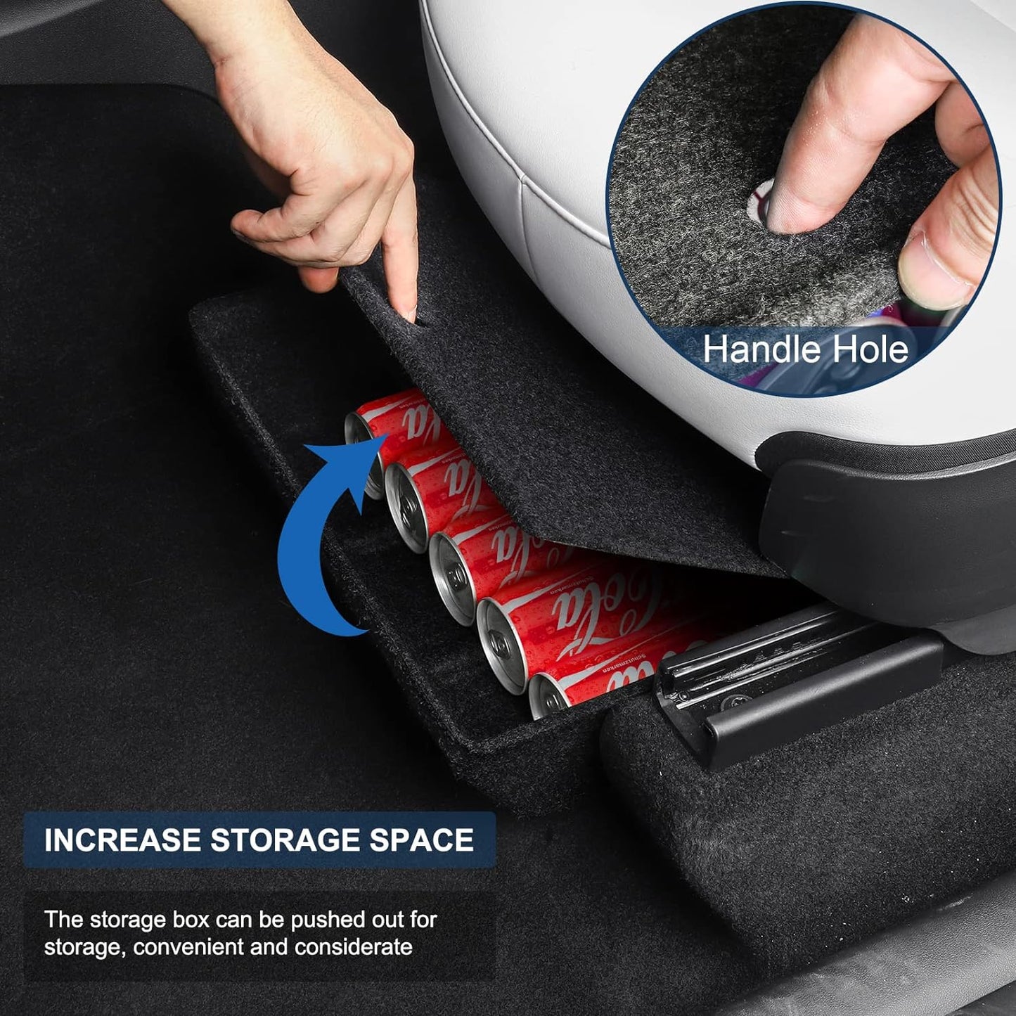 Under Seat Storage for Tesla Model Y