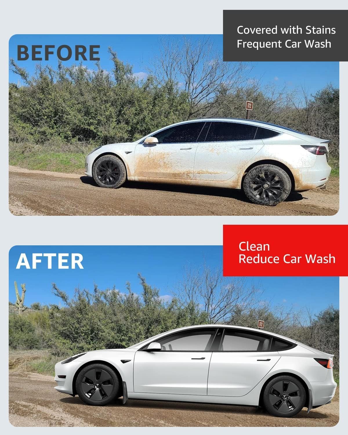 Mud Flaps Slash Guards for Tesla Model 3/Y