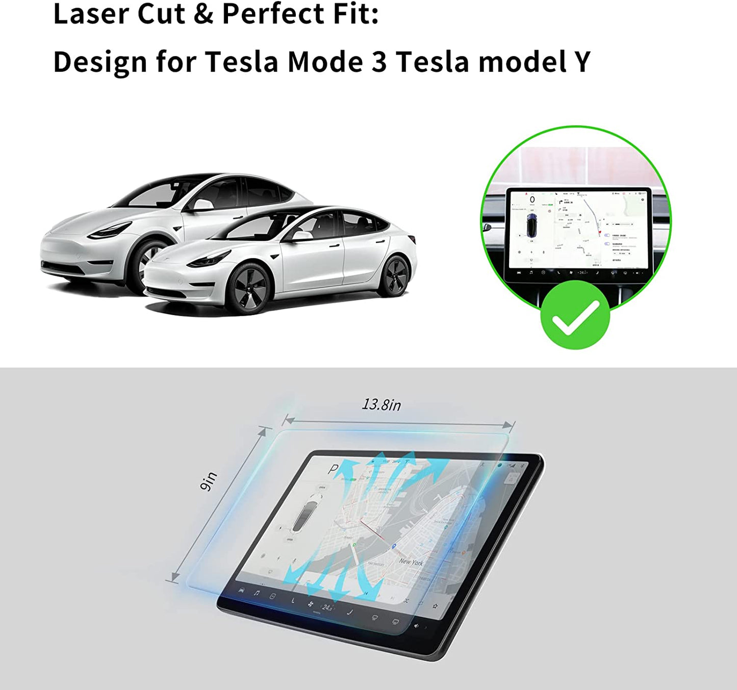 Screen Protector for Model 3 and Model Y